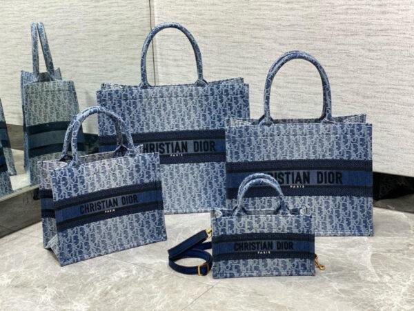 Túi Xách Dior Book Tote Denim Series