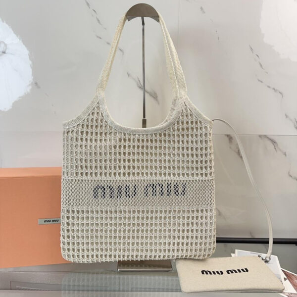 Túi Xách Miu Miu Summer Woven Tote