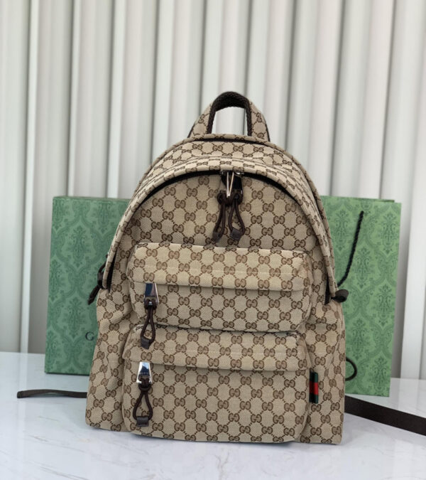 Balo Gucci 1 Balo Gucci Beige Ebony GG Canvas